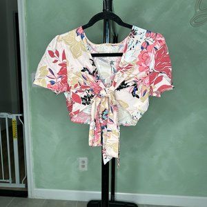 Floral Top & Skirt Set